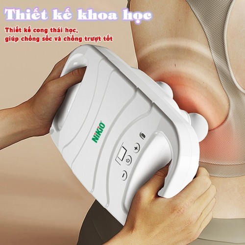 Máy massage cầm tay 6 đầu thiết kế khoa học Nikio NK-272-pro