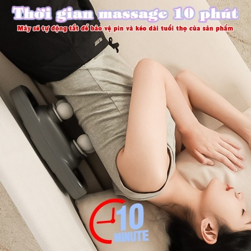 Máy massage cầm tay 6 đầu thời gian 10 phút massage Nikio NK-272-pro