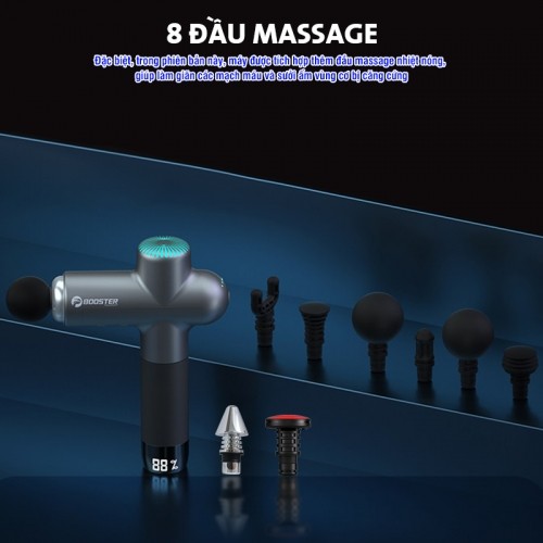 Máy massage cầm tay Booster LS 8 đầu massage