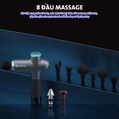 Máy massage cầm tay Booster LS 8 đầu massage