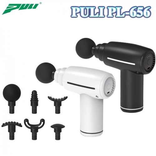 Súng massage cầm tay mini Puli PL-656 - 6 đầu cải tiến giảm đau nhức