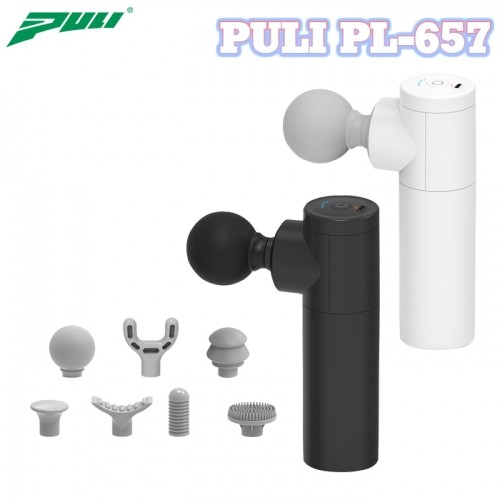 Súng massage cầm tay Puli PL-657 mini 7 đầu công nghệ mới
