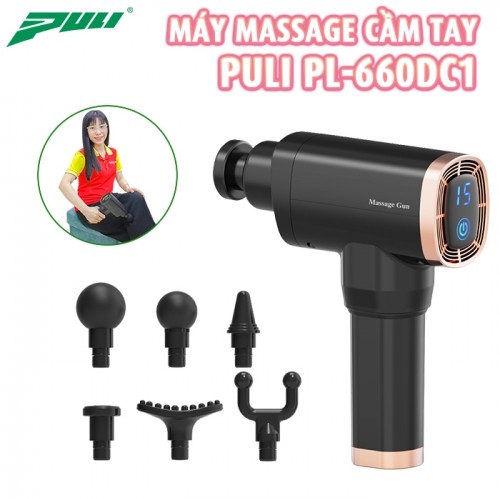 Súng massage cầm tay Puli PL-660DC1 - Mát xa giảm căng cơ toàn thân