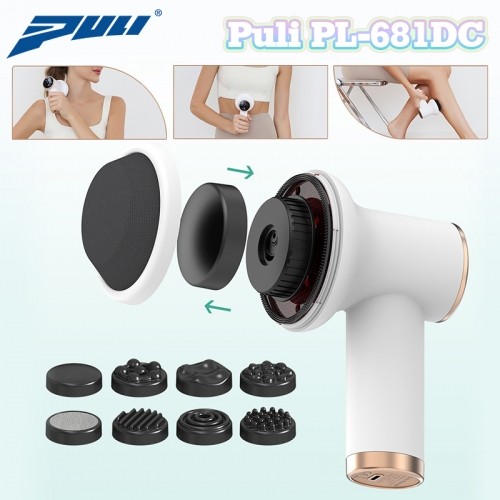 Máy massage cầm tay mini Puli PL-681DC - 8 đầu