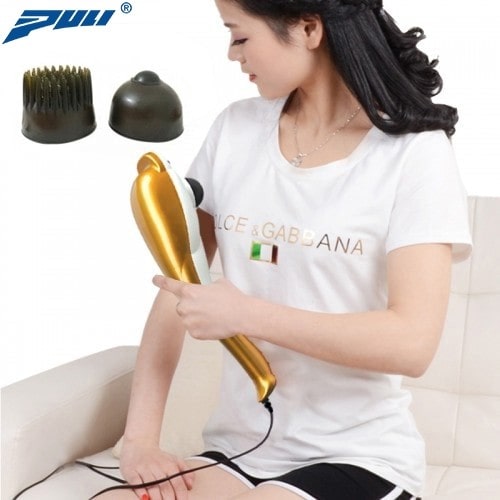 Máy massage cầm tay cá heo 3 đầu Puli PL-606B - Điện tử