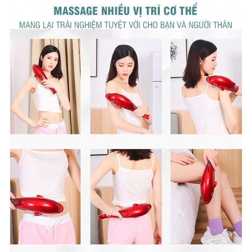 Máy massage cầm tay cá heo PULI PL-608B-01
