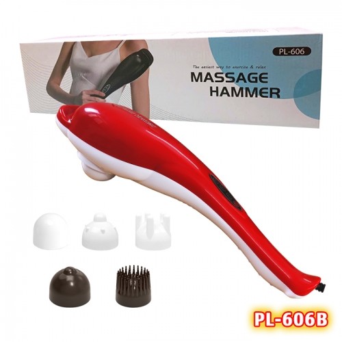 Máy massage cầm tay cá heo Puli PL-606B - 2 chế độ mát xa toàn thân