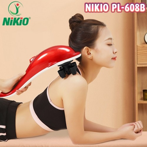 Máy massage cầm tay cá heo cao cấp Nikio PL-608B