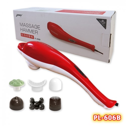 Máy massage cầm tay cá heo Puli PL-606B - 2 chế độ mát xa toàn thân