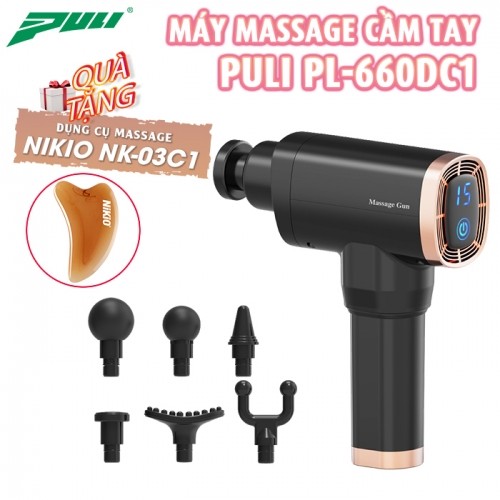 Súng massage cầm tay Puli PL-660DC1 - Mát xa giảm căng cơ toàn thân