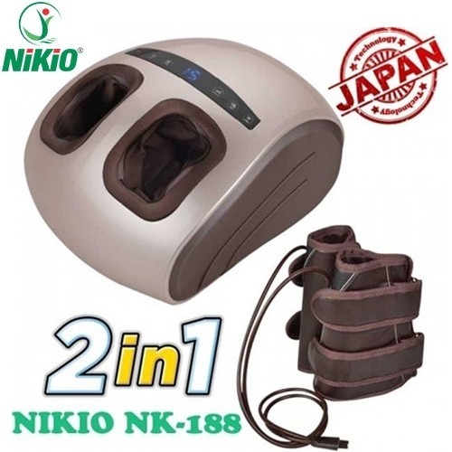 Máy massage chân áp suất khí Nhật Bản Nikio NK-188 - Trị suy giãn tĩnh mạch