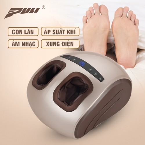 Máy massage chân bấm huyệt, nắn bóp túi khí và kích thích xung điện Puli PL-8888