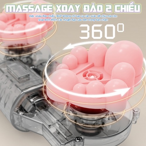 Máy massage chân động cơ xoay đảo Nikio NK-183