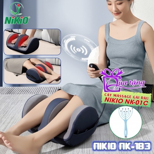 Máy massage bàn chân và bắp chân pin sạc Nikio NK-183