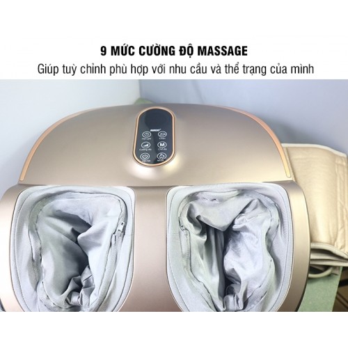Máy massage chân nén ép áp suất khí trị liệu 9 mức cường độ Nikio NK-187
