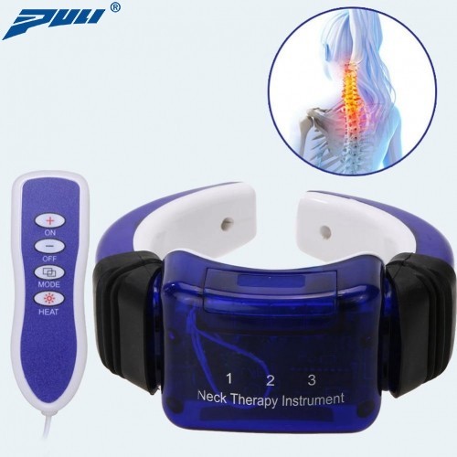 Máy massage trị đau mỏi cổ Hàn Quốc PULI PL-718 - Rung, xung điện