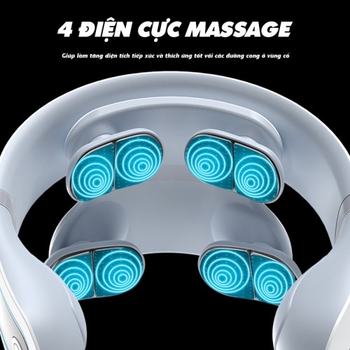 Máy massage cổ vai gáy Nikio NK-130D 4 điện cực