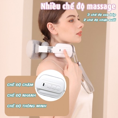 Máy massage cổ vai gáy nhiều chế độ Nikio ST-321