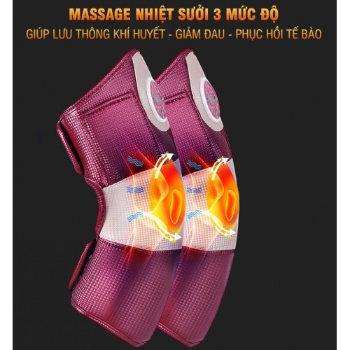 Máy massage gối với 3 mức nhiệt sưởi Nikio NK-185