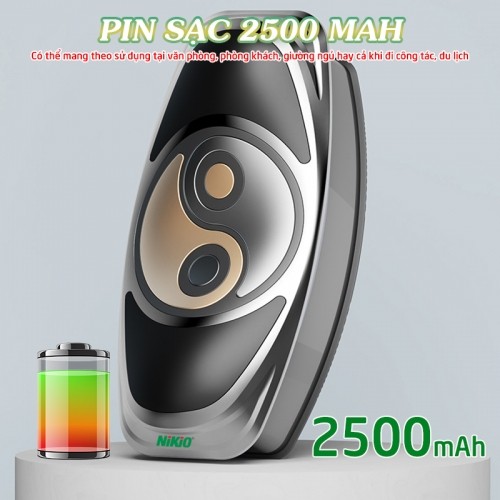 Máy massage thắt lưng pin sạc 2500 mAh Nikio NK-159
