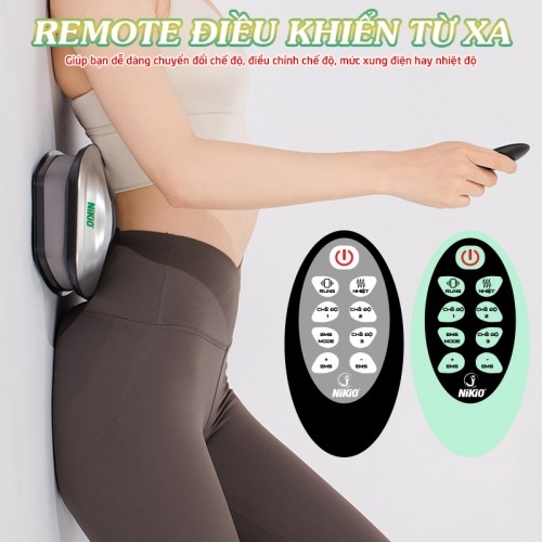Máy massage thắt lưng remote tiện lợi Nikio NK-159
