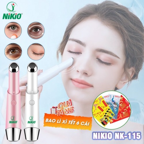 Bút Massage Mắt Nikio NK-115 - Giảm Nếp Nhăn Và Thâm Quầng Mắt