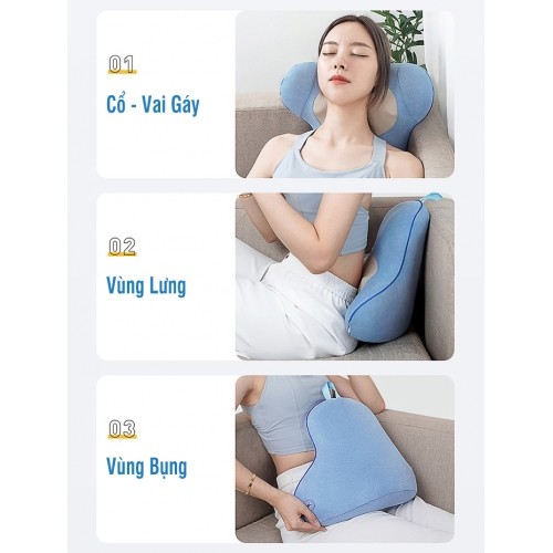 Gối massage lưng đa năng Mingzhen MZ-158L