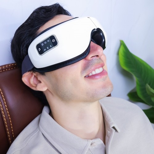 Máy massage mắt bluetooth Nikio NK-116 - Hỗ trợ giảm đau nhức mỏi mắt, thâm quần mắt