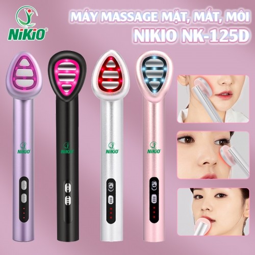 Máy massage mặt, mắt và môi cầm tay Nikio NK-125D