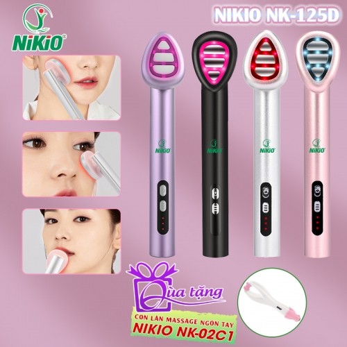 Máy massage mặt, mắt và môi cầm tay Nikio NK-125D