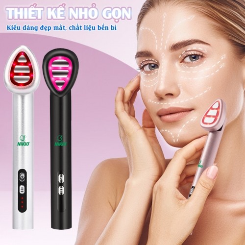 Máy massage mặt, mắt, môi nhr gọn Nikio NK-125D