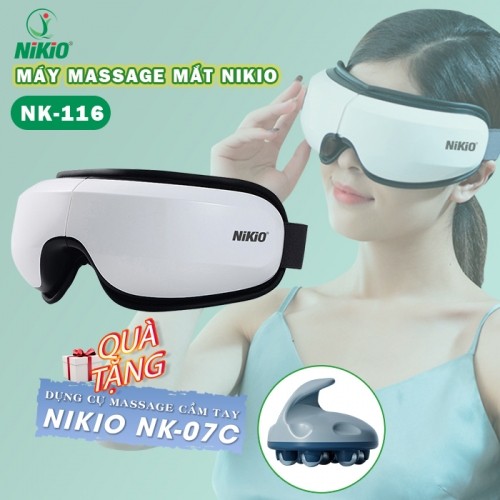 Máy Massage Mắt Nikio NK-116 - Giảm Đau Nhức Mỏi Mắt Với Nhiệt Nóng