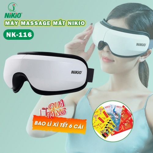 Máy Massage Mắt Nikio NK-116 - Giảm Đau Nhức Mỏi Mắt Với Nhiệt Nóng