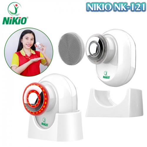 Máy rửa mặt massage Nikio NK-121 - Hỗ trợ nâng cơ điện di tinh chất kết hợp rửa mặt