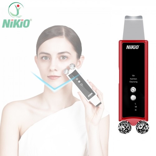 Máy sủi da tẩy tế bào chết Nikio NK-122 - Kết hợp nâng cơ mặt 2in1, dòng cao cấp