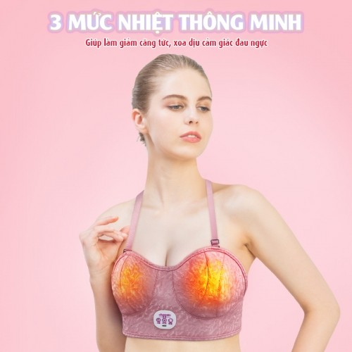 Máy massage nâng ngực 3 mức nhiệt Mingshen MZ-AM002