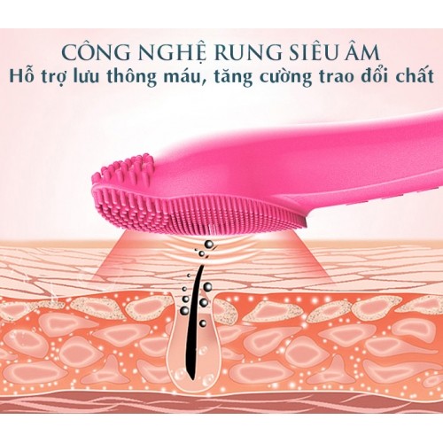 Máy massage rửa mặt pin sạc Nikio NK-120-03
