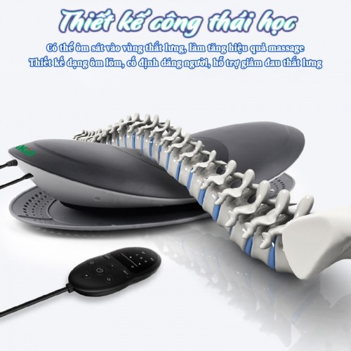 Máy massage thắt lưng công thái học Nikio NK-157
