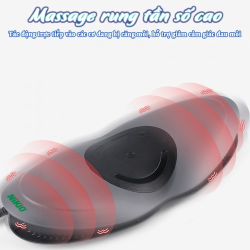 Máy massage thắt lưng massage rung Nikio NK-157