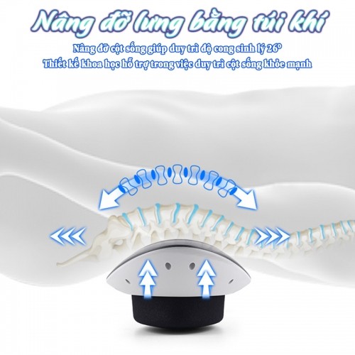 Máy massage thắt lưng nâng đỡ lưng Nikio NK-157