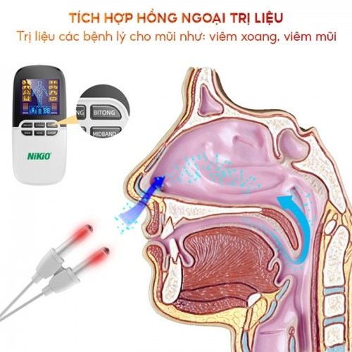 Máy massage xung điện hồng ngoại Nikio NK-102