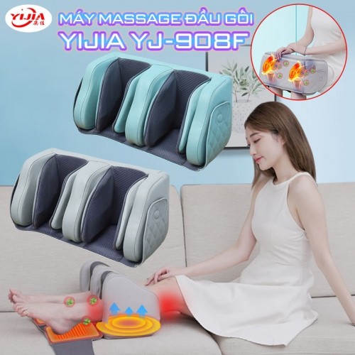 Máy Massage Đầu Gối  YIJIA YJ-908F - Nén Ép Túi Khí Kết Hợp Rung Nóng