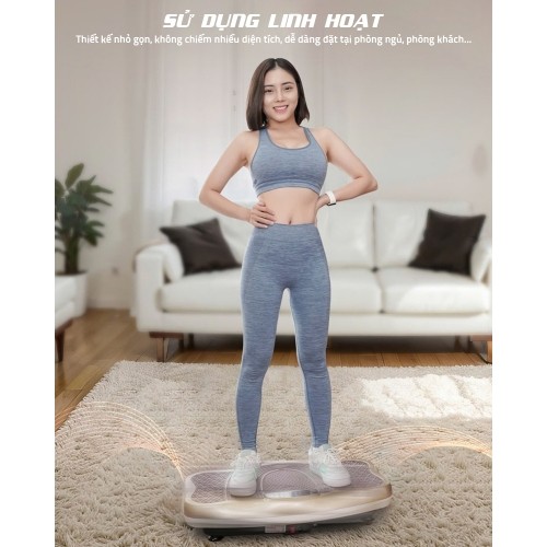 Máy rung toàn thân sử dụng linh hoạt Queen Crown FR48