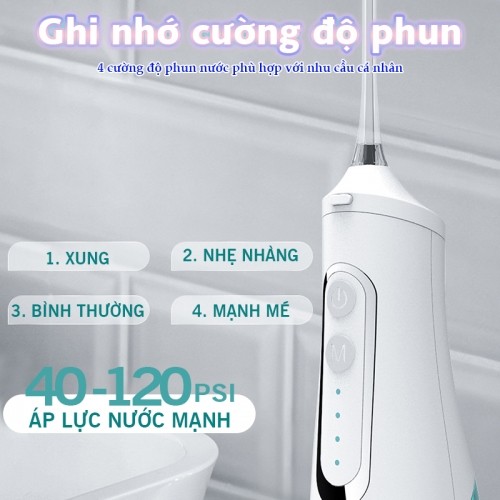 Máy tăm nước mini ghi nhớ cường đồ Nikio NK-M209