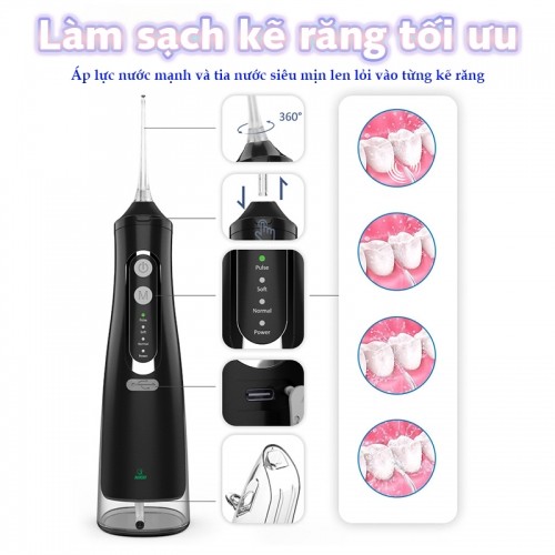 Máy tăm nước mini tia nước 0.6mm Nikio NK-M209