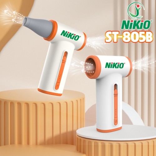 Máy thổi bụi cầm tay mini pin sạc Nikio ST-805B - Thổi bụi, nước, lá cây