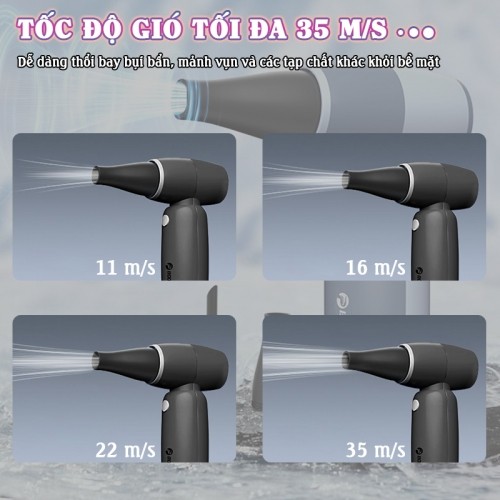 Máy thôi khí cầm tay 4 tốc độ Booster W02