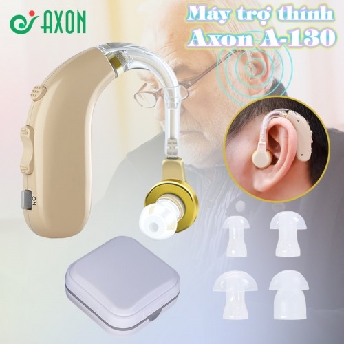 Máy trợ thính không dây pin sạc Axon A-130 - Tặng kèm hộp đựng