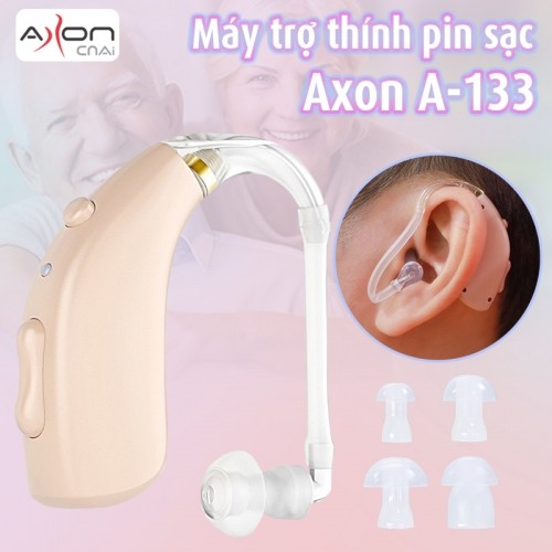 Máy trợ thính pin sạc cao cấp Axon A-133