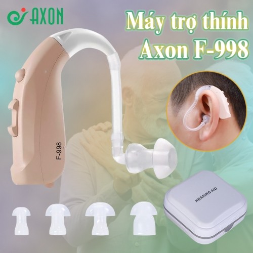 Máy trợ thính không dây mini Axon F-998 - Tặng kèm hộp đựng